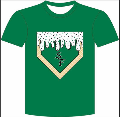 SF white drip shirt