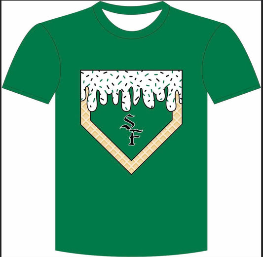 SF white drip shirt