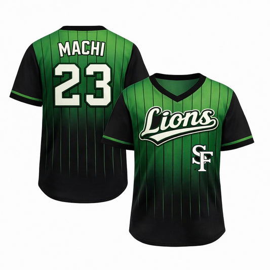 Lions jersey vneck green