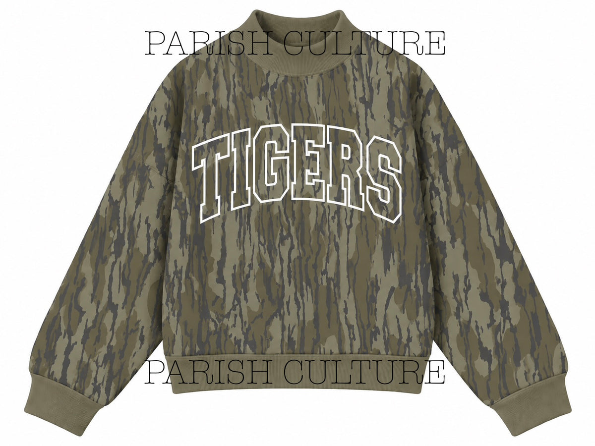 Mossy Camo Mockneck