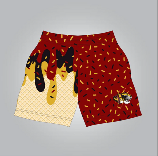 Terrebonne drip shorts