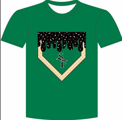 SF black drip shirt