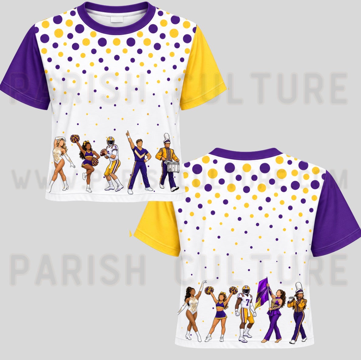 Hype squad CROPPED shirts