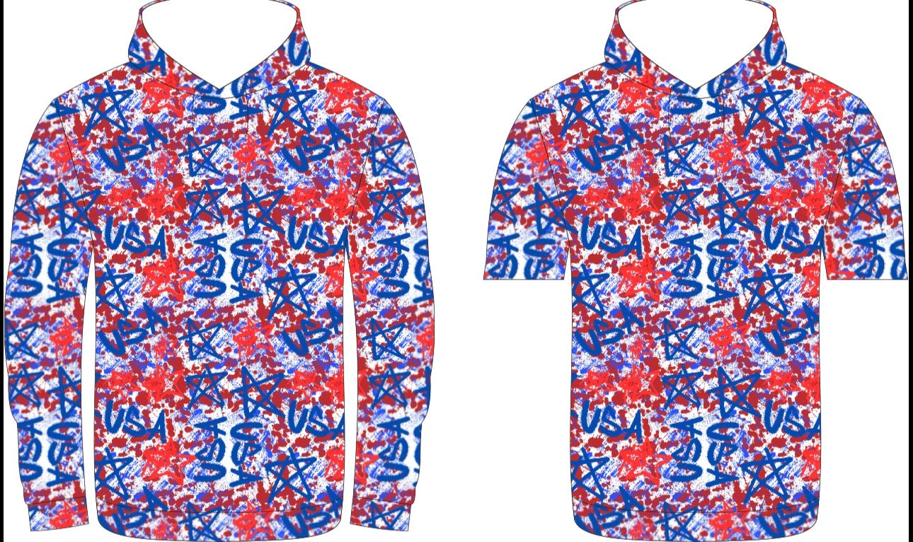USA graffiti athletic SS shirt