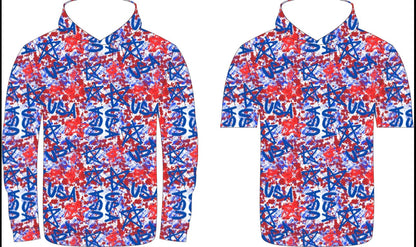 USA graffiti athletic SS shirt