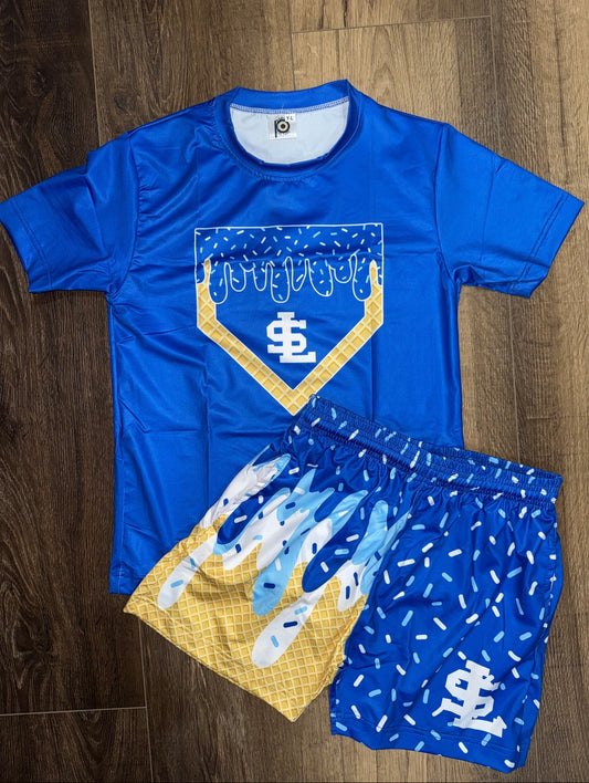 SL drip athletic shorts