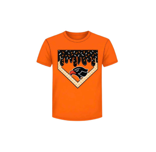 BP orange ice cream drip athletic shirt