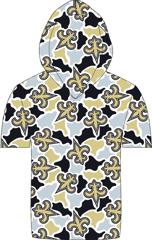 Saints Camo Hooded Tee mockup