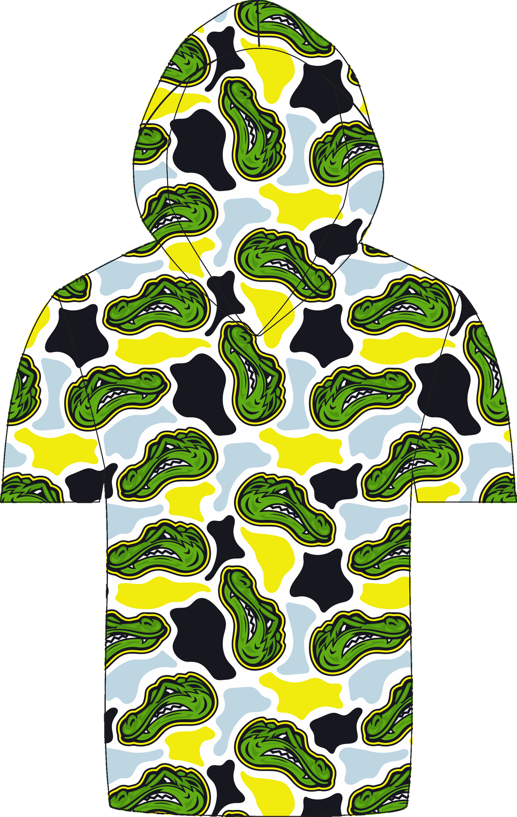 St. Amant Camo Hooded Tee mockup