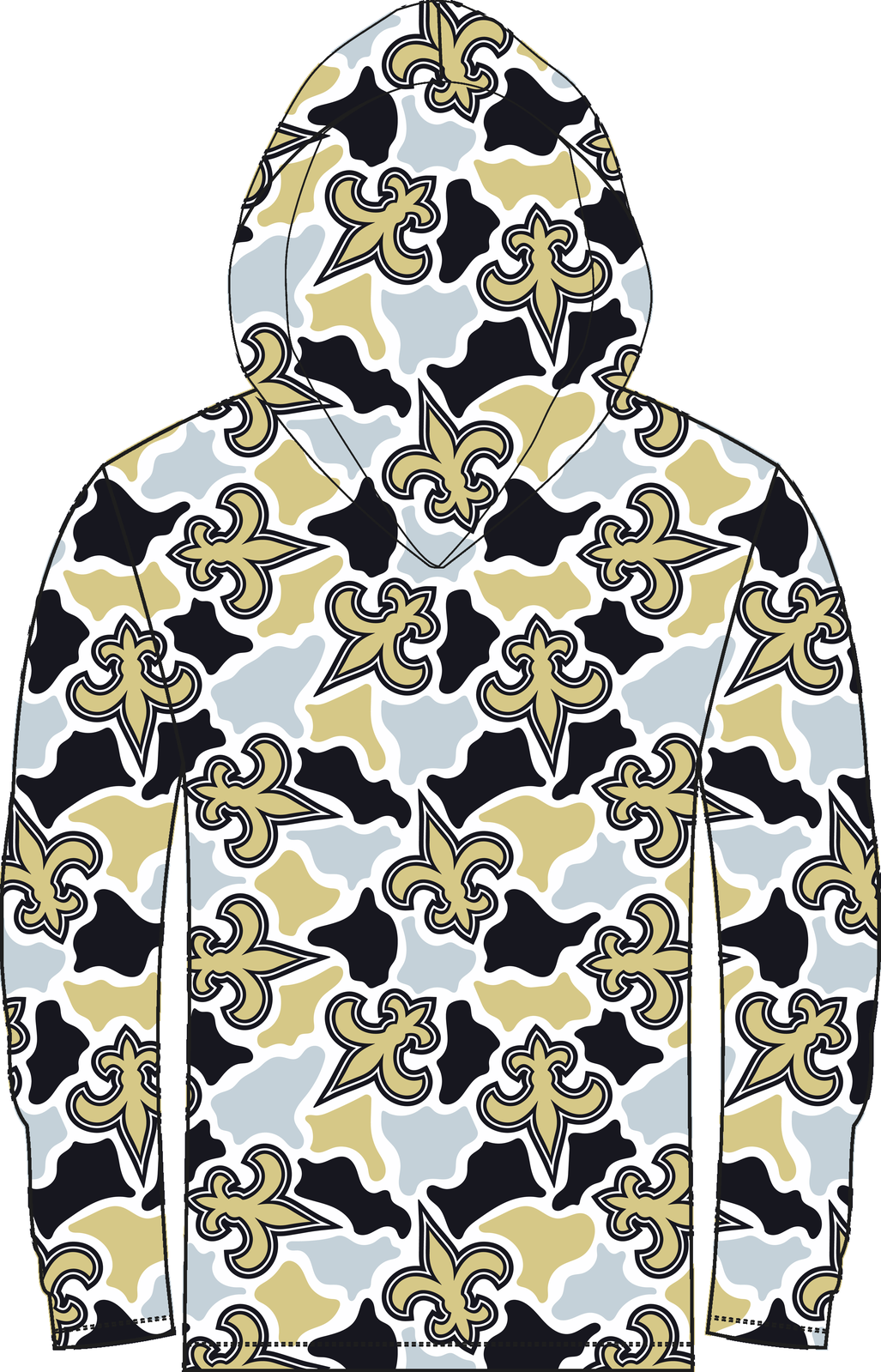 Saints Camo Hoodie mockup