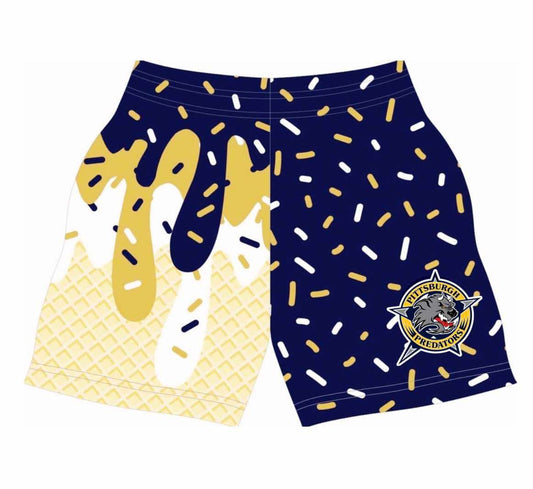 Pittsburgh Predators athletic drip shorts