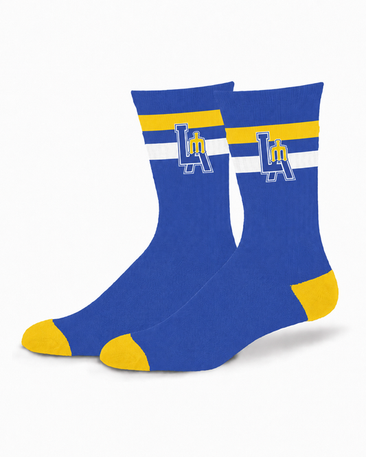 LA Mariners Stripe Socks - Royal