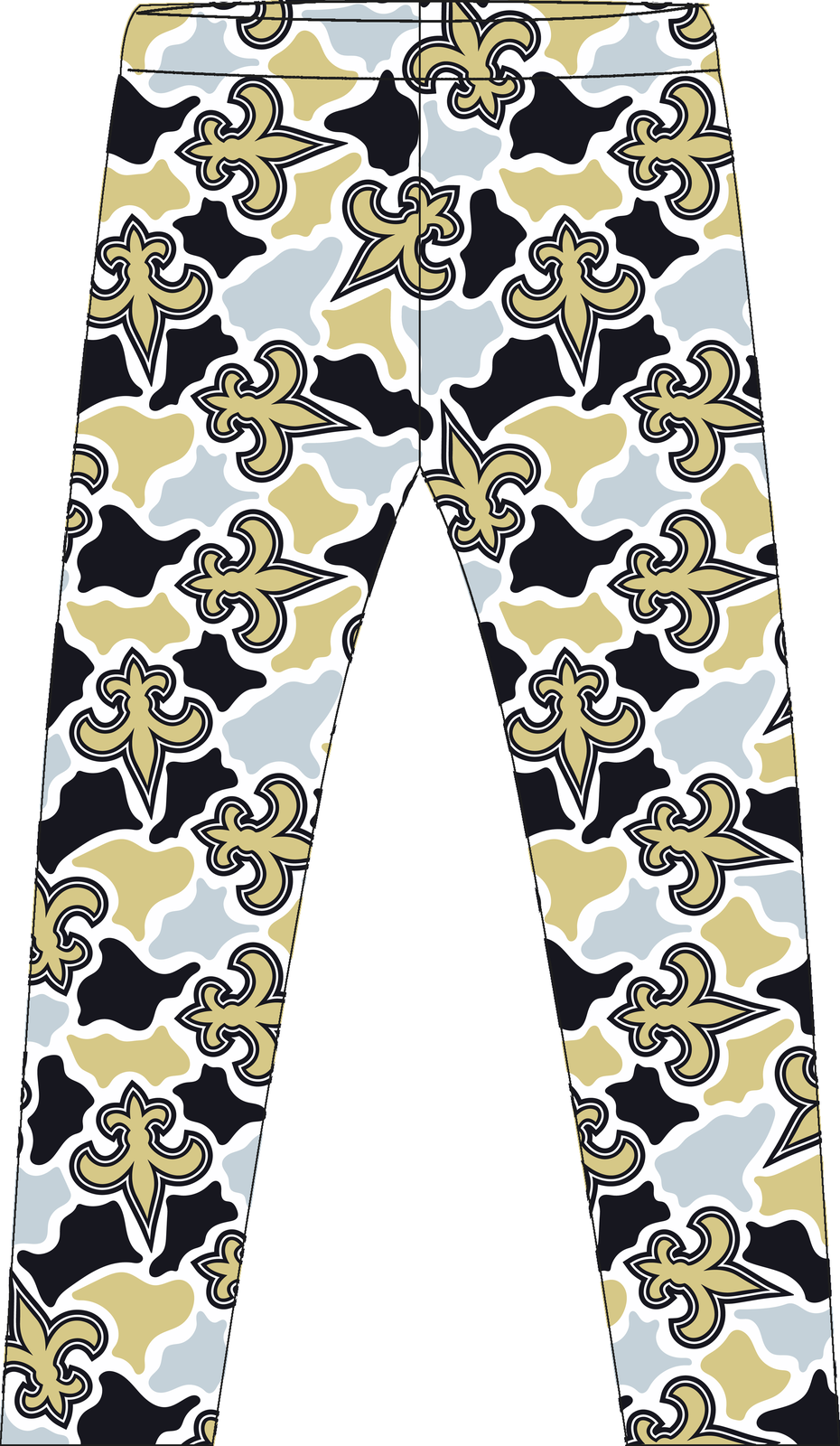 Saints Camo Leggings mockup