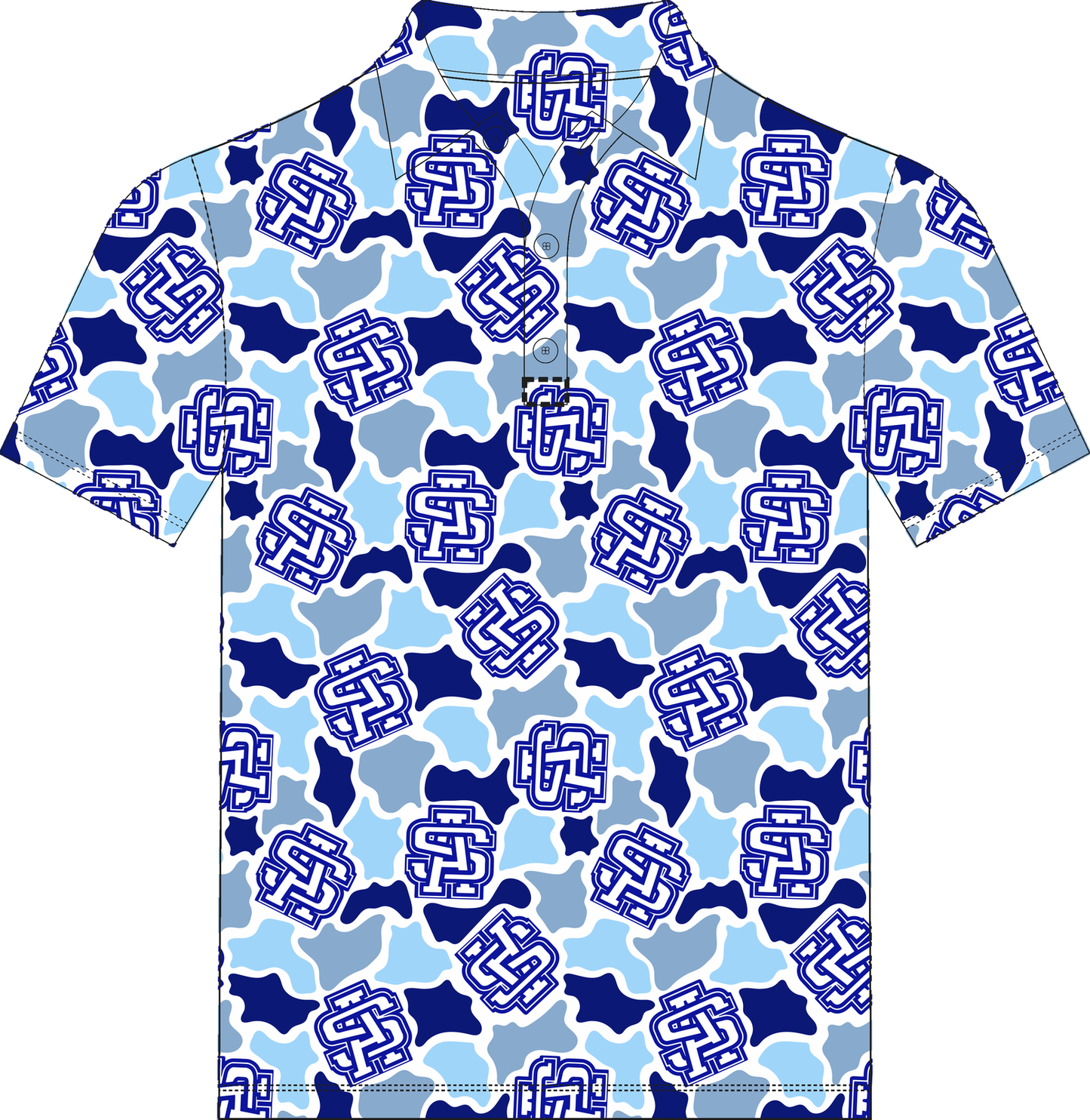 Ascension Select Camo Polo mockup