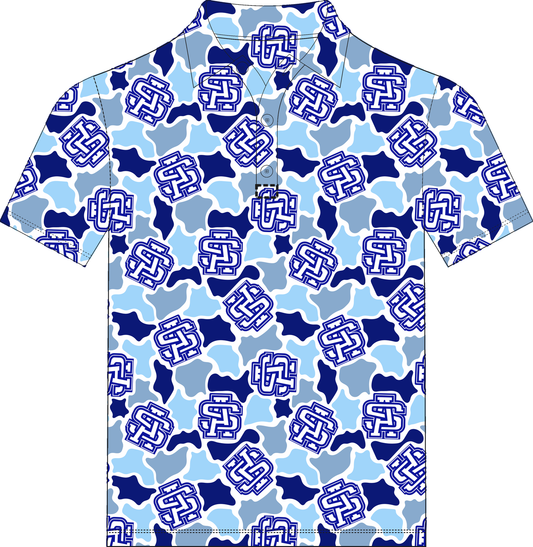 Ascension Select Camo Polo mockup