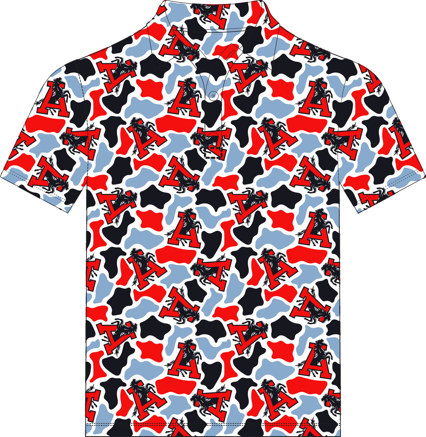 Assumption Camo Polo mockup
