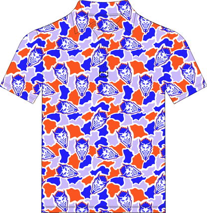 Demons Camo Polo mockup