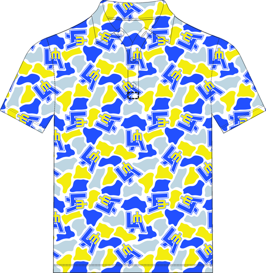 LA Camo Polo mockup