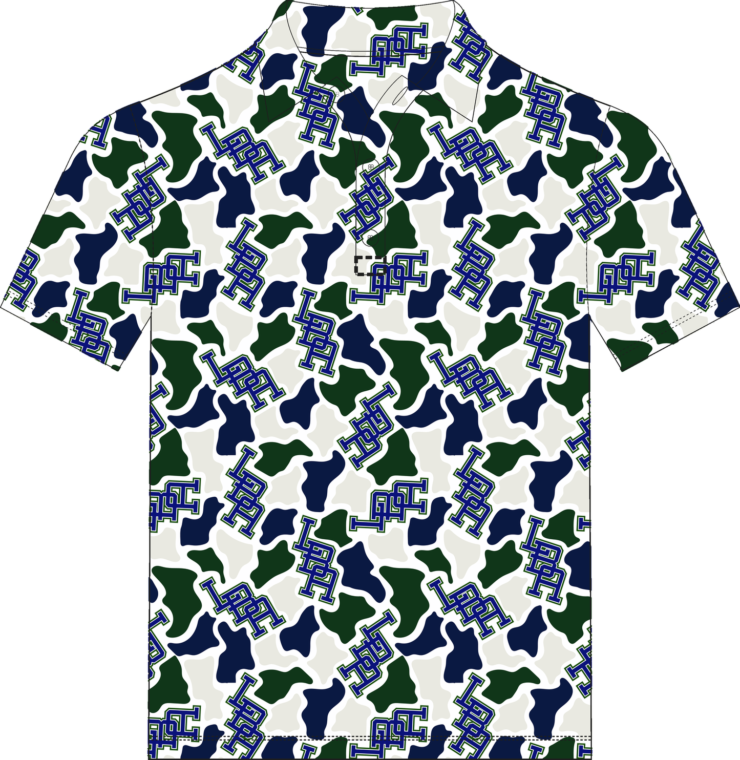 LBA Camo Polo mockup