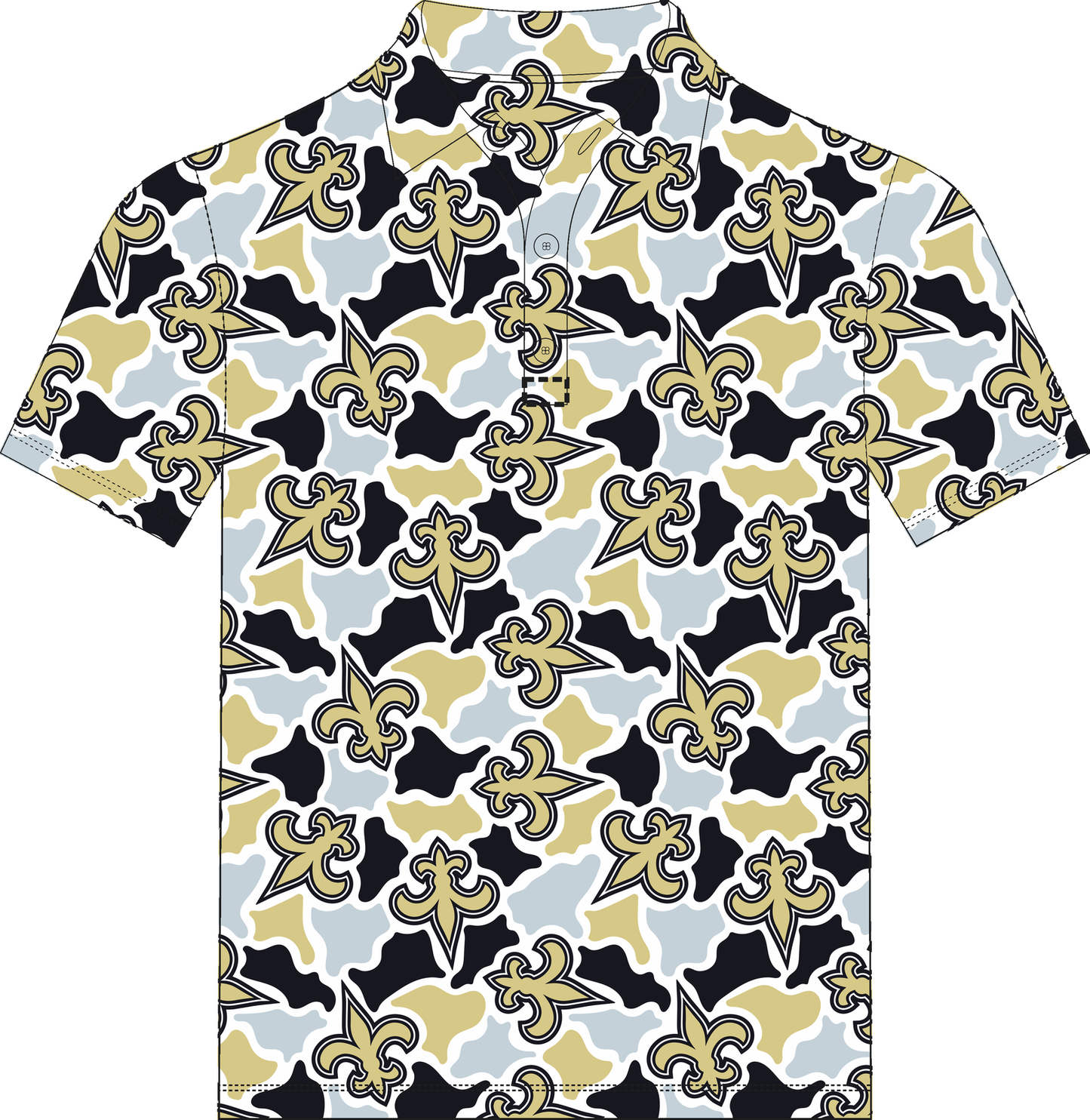 Saints Camo Polo mockup