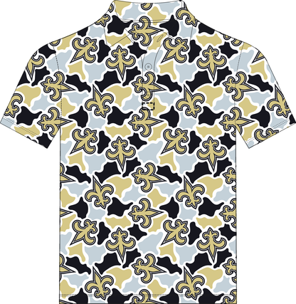 Saints Camo Polo mockup