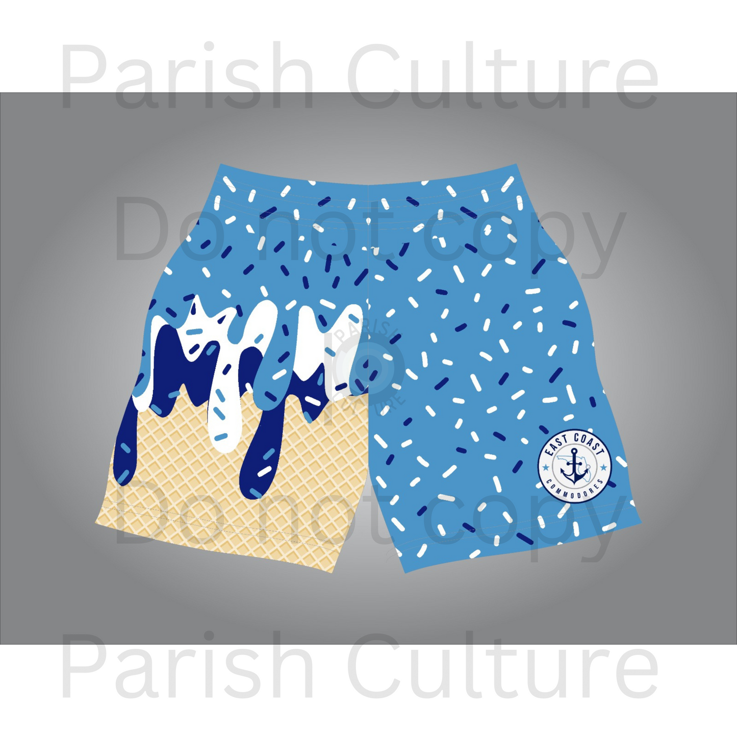 Adult Drip Shorts ECC