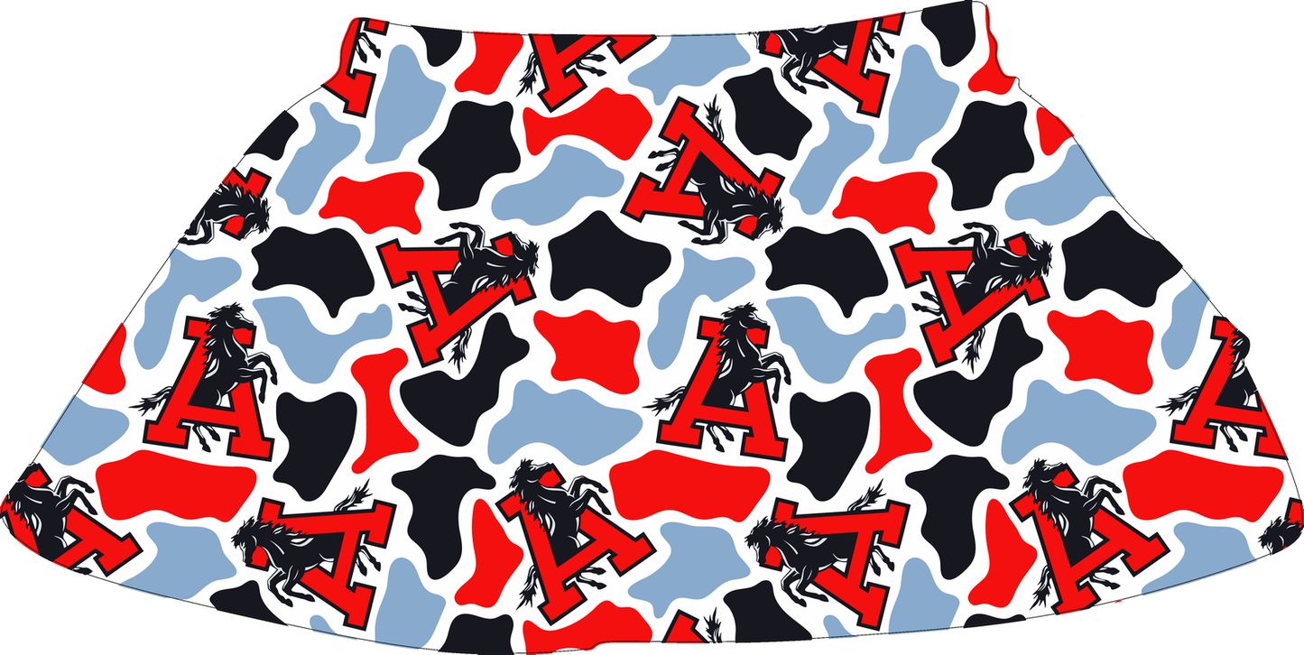Assumption Camo Skirt mockup