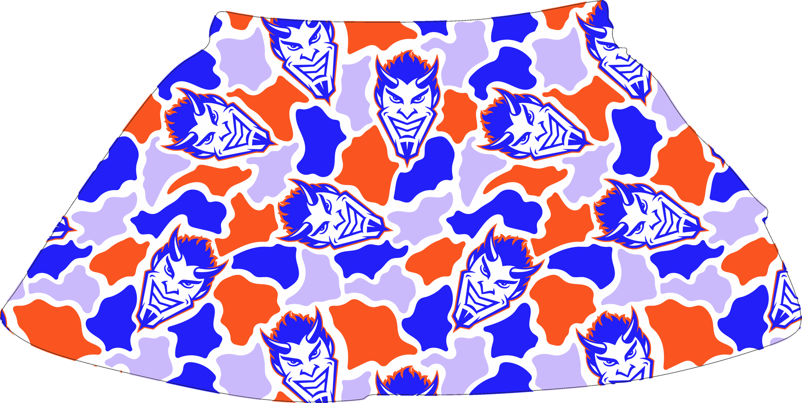 Demons Camo Skirt mockup