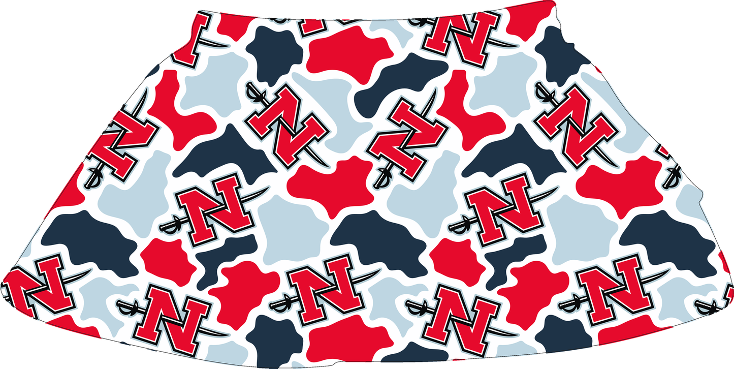 Nicholls Camo Skirt mockup