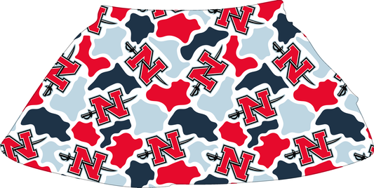 Nicholls Camo Skirt mockup