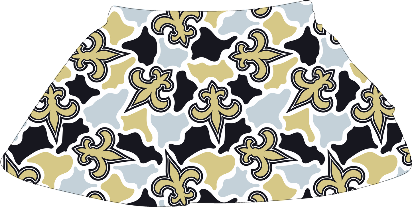 Saints Camo Skirt mockup