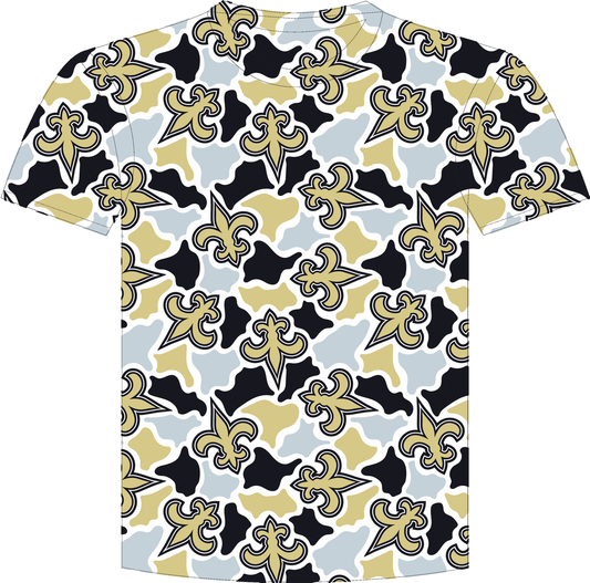 Saints Camo Short Sleeve Tee mockup