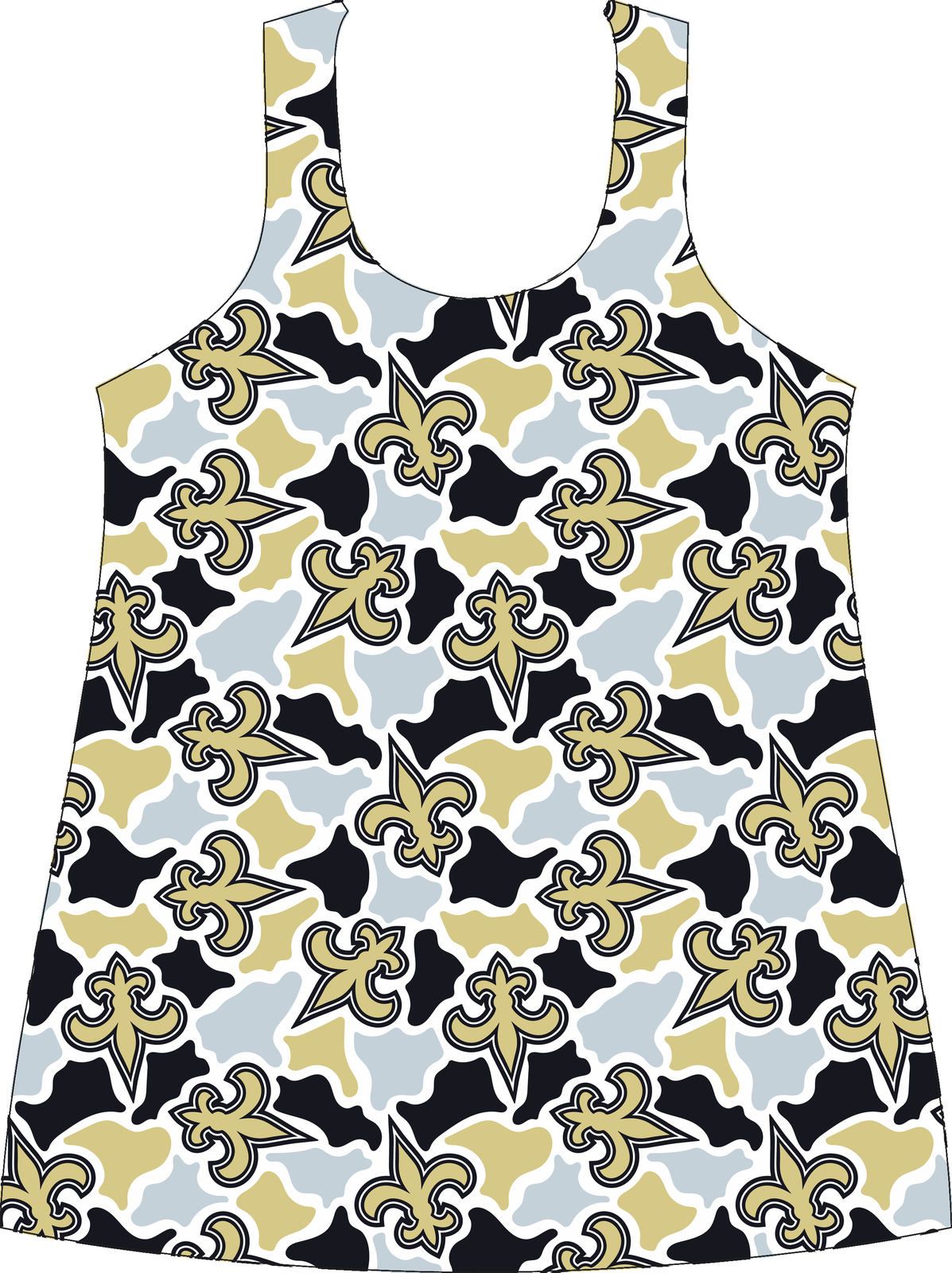 Saints Camo Tank mockup