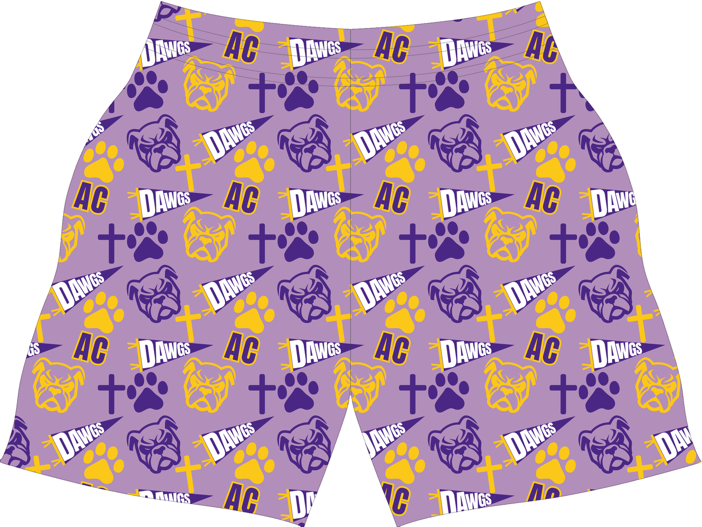 AC Bulldogs Spirit Boy Shorts all-over print