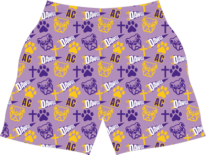 AC Bulldogs Spirit Boy Shorts all-over print