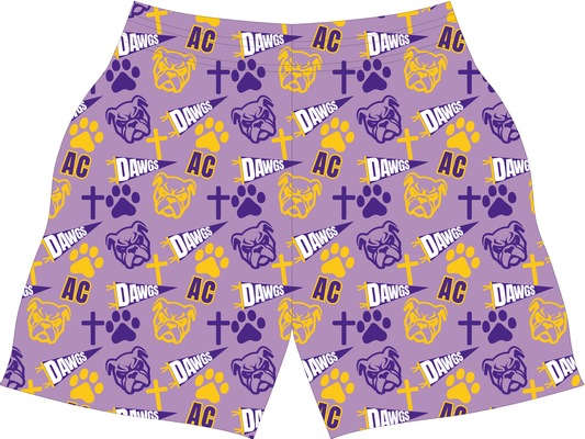 AC Bulldogs Spirit Boy Shorts all-over print