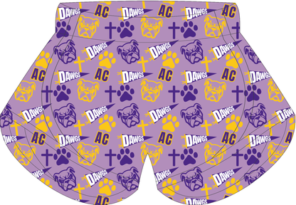 AC Bulldogs Spirit Girls Shorts all-over print
