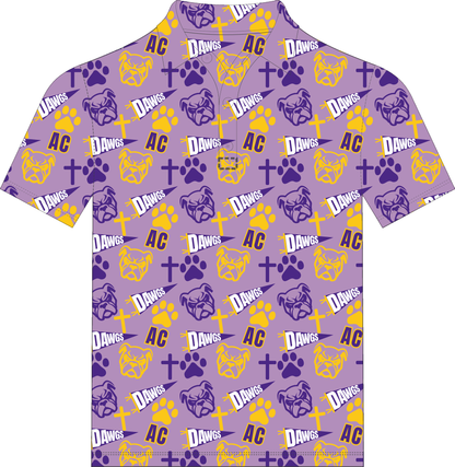 AC Bulldogs Spirit Polo all-over print