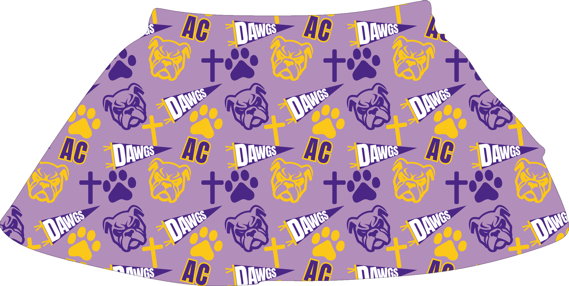 AC Bulldogs Spirit Skirt all-over print