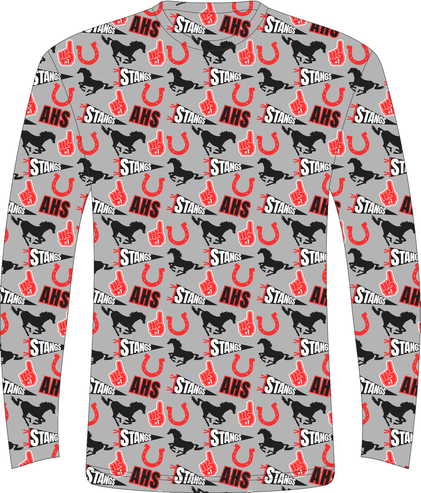 Assumption Spirit LS Tee all-over print