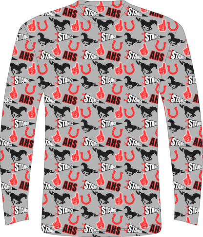 Assumption Spirit LS Tee all-over print