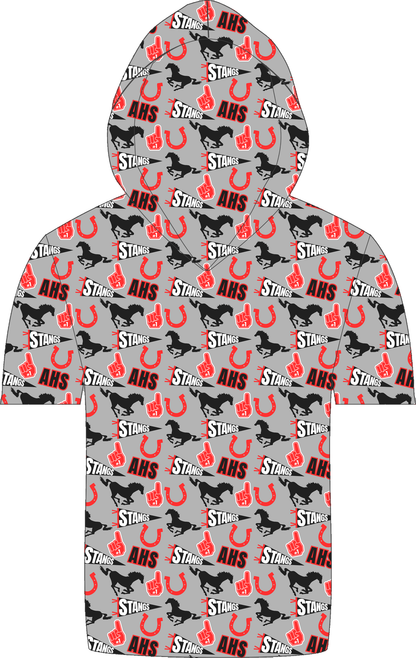 Assumption Spirit SS Hooded Shirt all-over print
