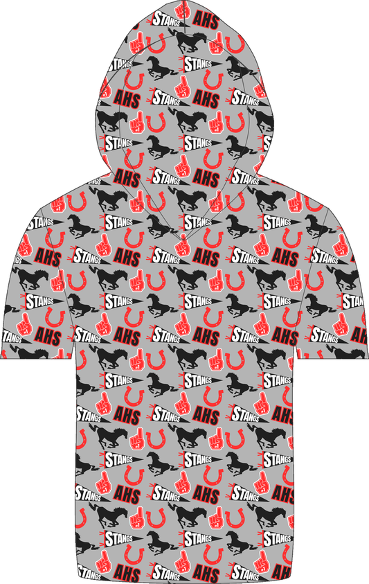 Assumption Spirit SS Hooded Shirt all-over print