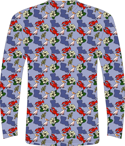 Louisiana Spirit LS Tee all-over print