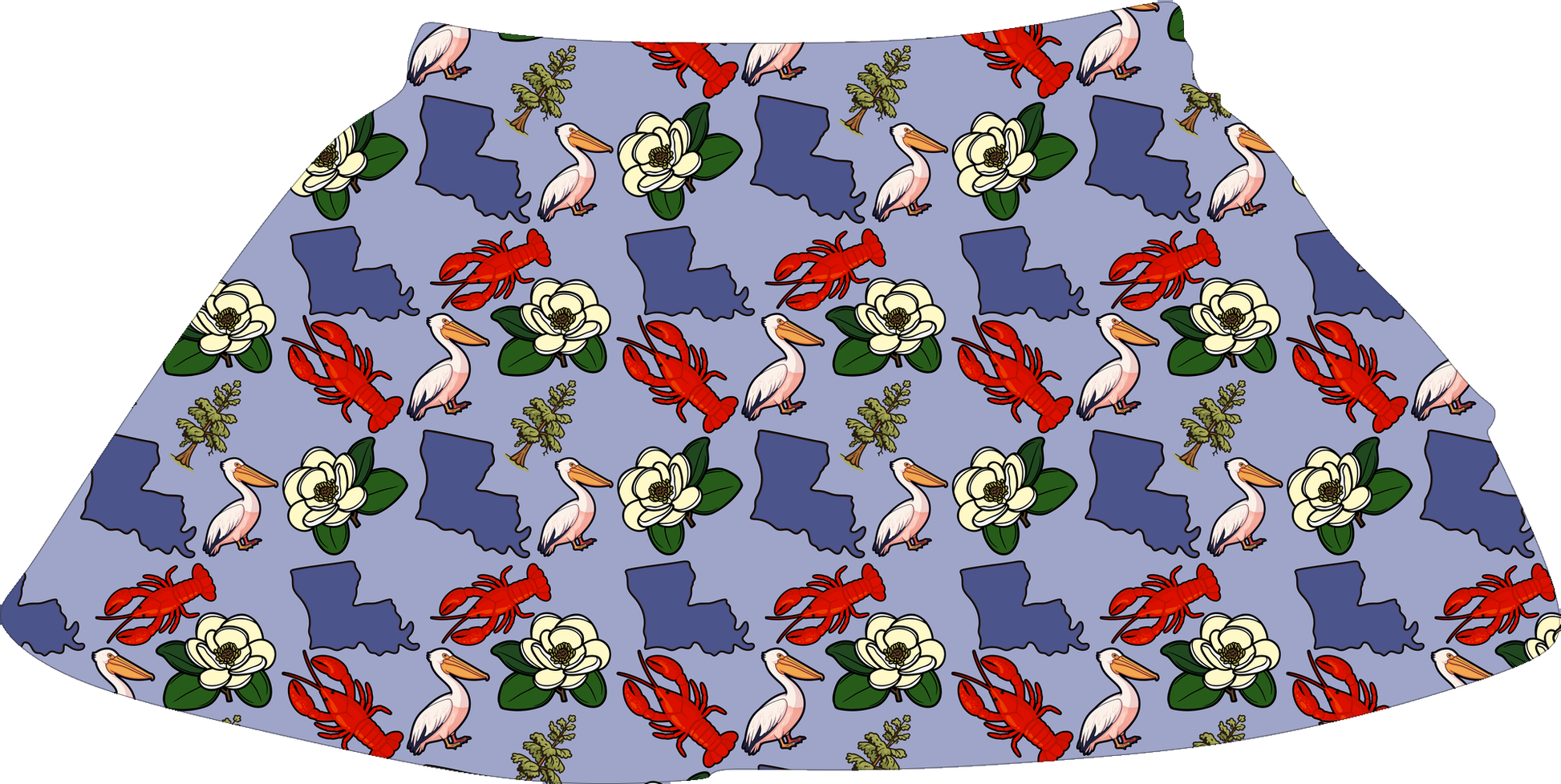 Louisiana Spirit Skirt all-over print