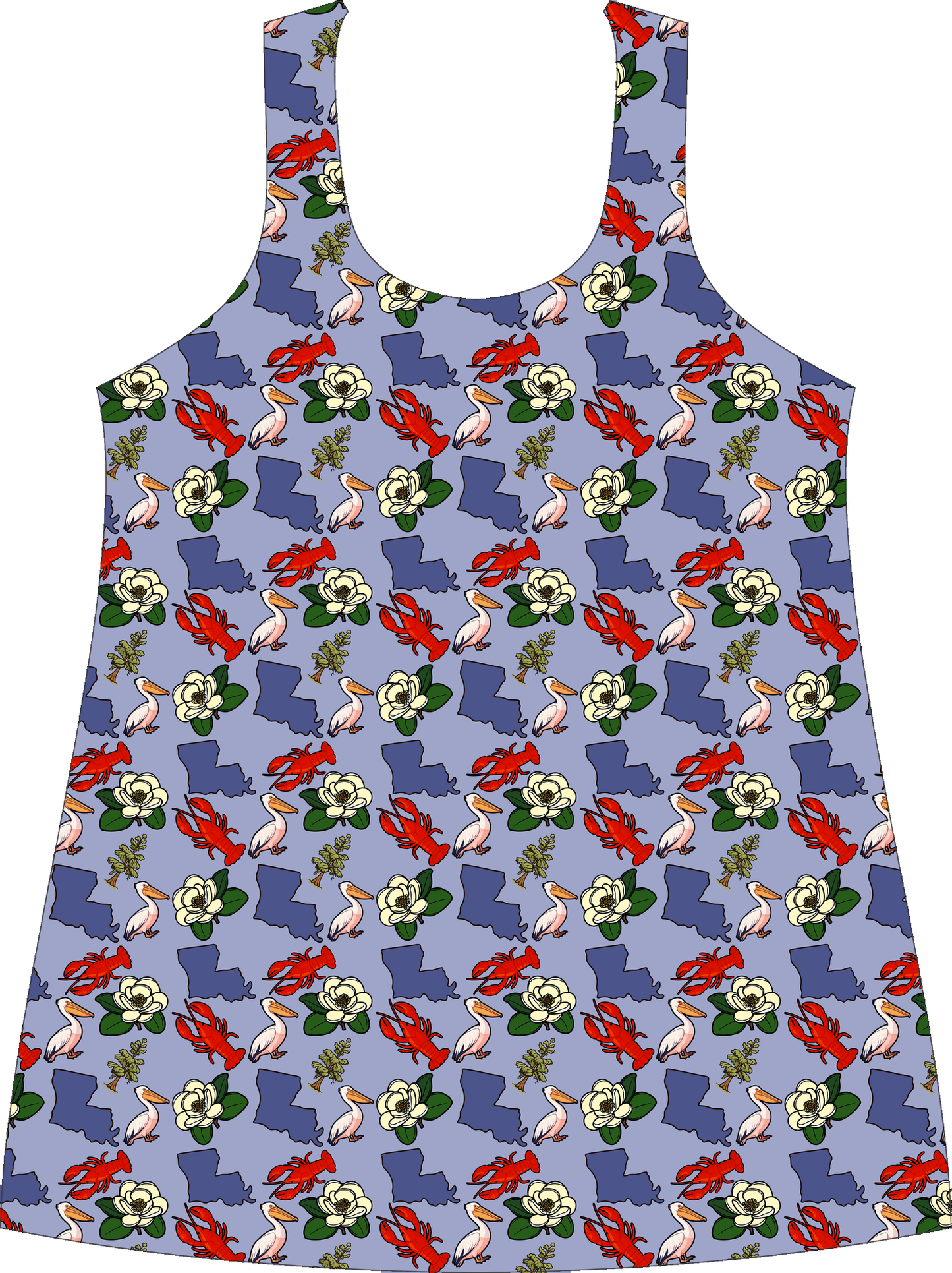 Louisiana Spirit Tank all-over print