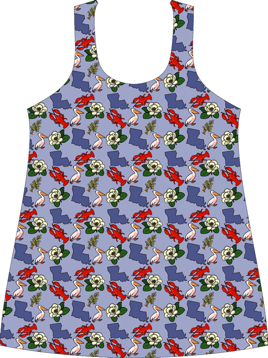 Louisiana Spirit Tank all-over print