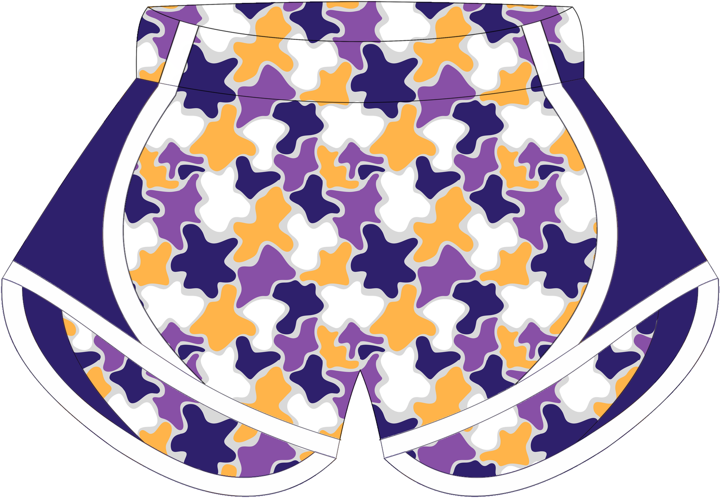 LSU Camo Girls Shorts