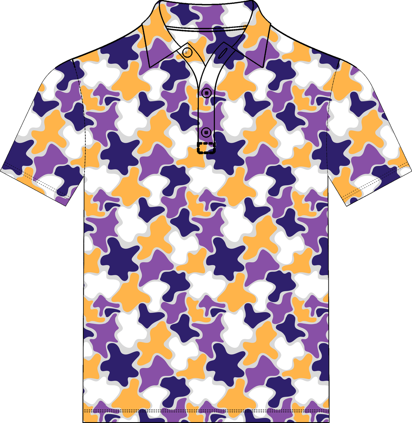 LSU Camo Polo