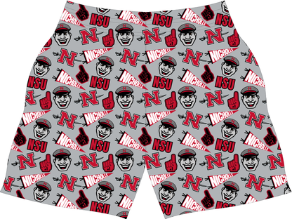 Nicholls Spirit Boy Shorts all-over print